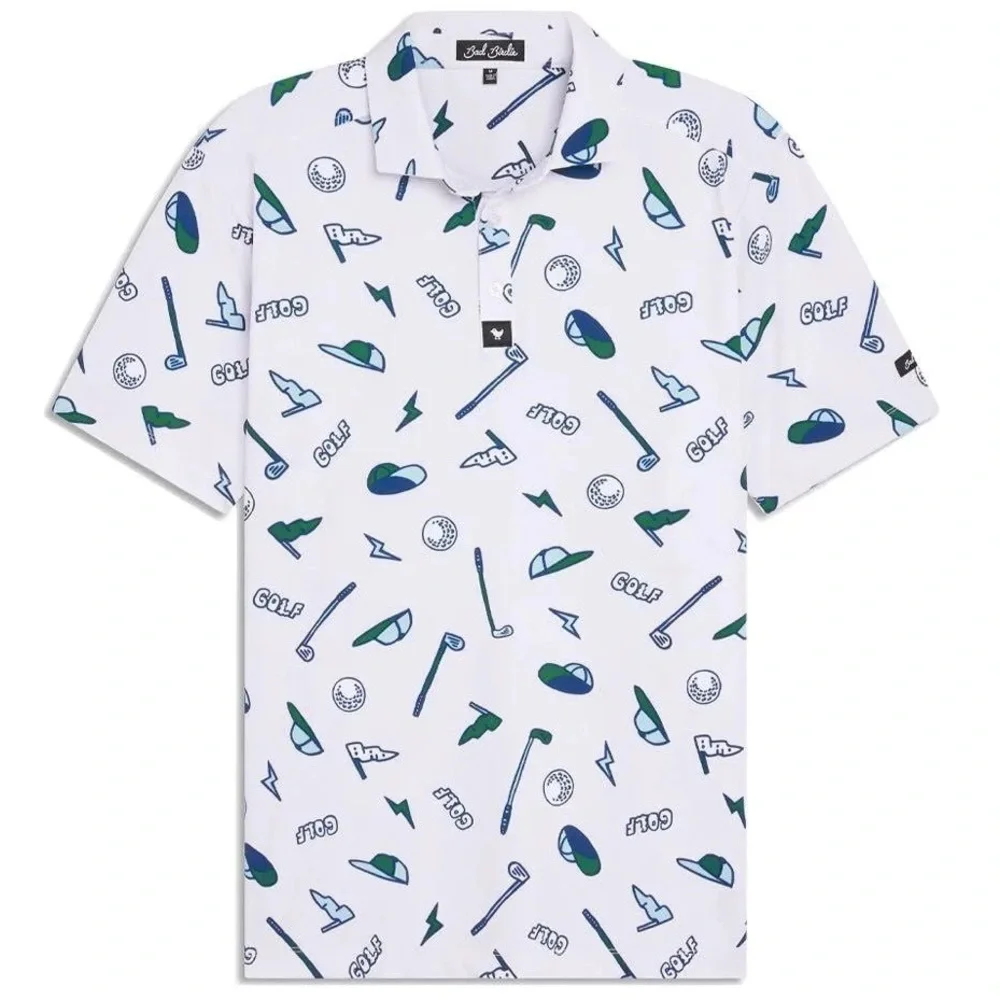 BAD BIRDIE YARD SALE Golf POLO Short Sleeve Shirt Men’s Size X-Large